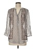 Maurices Gray 3/4 Sleeve Blouse Size M - photo 1