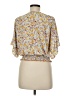 MELLODAY Yellow 3/4 Sleeve Blouse Size M - photo 2