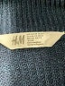 H&M 100% Cotton Solid Blue Turtleneck Sweater Size 7 - photo 3