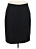 J.Crew 100% Wool Solid Black Wool Skirt Size 8 - photo 1
