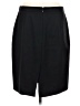 J.Crew 100% Wool Solid Black Wool Skirt Size 8 - photo 2
