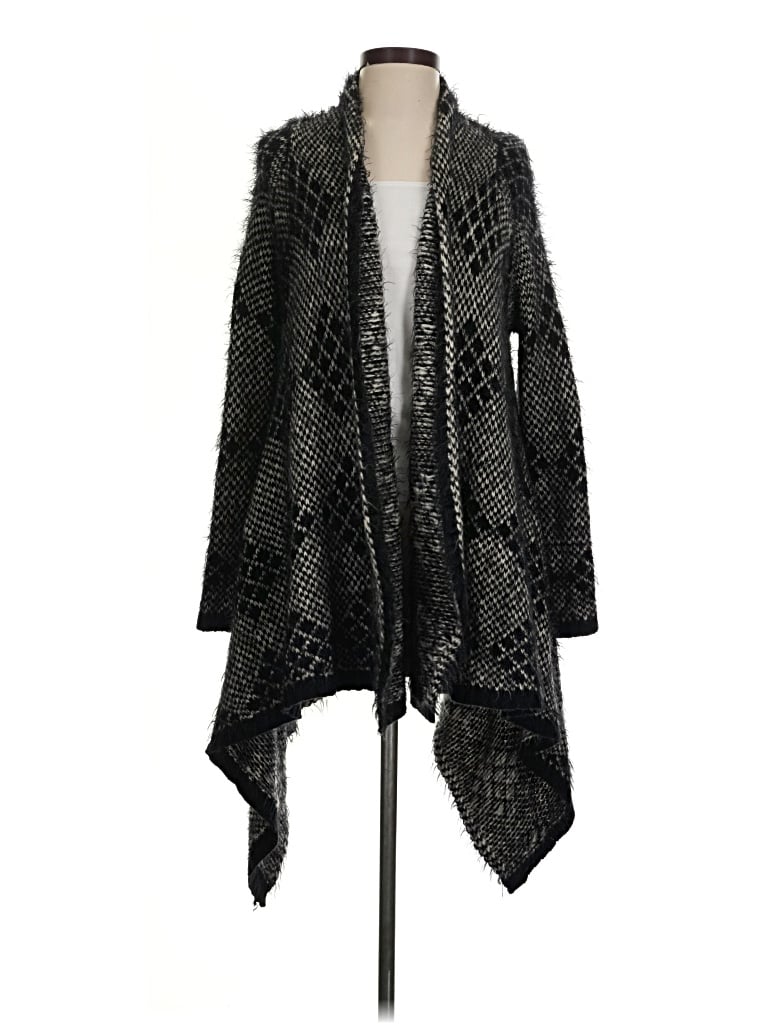 Pre-owned Bcbgmaxazria Cardigan Sweater In Black
