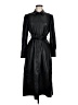 MNG 100% Polyester Black Trenchcoat Size 8 - photo 1