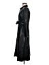 MNG 100% Polyester Black Trenchcoat Size 8 - photo 5