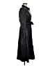 MNG 100% Polyester Black Trenchcoat Size 8 - photo 4