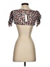 Olivaceous 100% Rayon Brown Short Sleeve Blouse Size S - photo 2