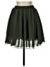 American Apparel 100% Polyester Solid Green Casual Skirt Size XS - photo 1