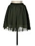 American Apparel 100% Polyester Solid Green Casual Skirt Size XS - photo 2