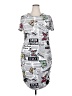 No Boundaries Graphic Gray Casual Dress Size XXL - photo 1