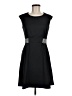 Connected Apparel Solid Black Cocktail Dress Size 6 Petite - photo 1