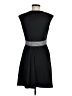 Connected Apparel Solid Black Cocktail Dress Size 6 Petite - photo 2