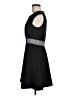 Connected Apparel Solid Black Cocktail Dress Size 6 Petite - photo 5