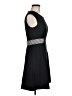 Connected Apparel Solid Black Cocktail Dress Size 6 Petite - photo 4