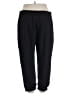 POPSUGAR 100% Polyester Solid Black Casual Pants Size XXL - photo 2