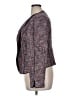 Etcetera Tweed Burgundy Blazer Size 16 - photo 5