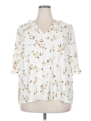 MELLODAY 3/4 Sleeve Blouse (view 1)