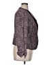 Etcetera Tweed Burgundy Blazer Size 16 - photo 4