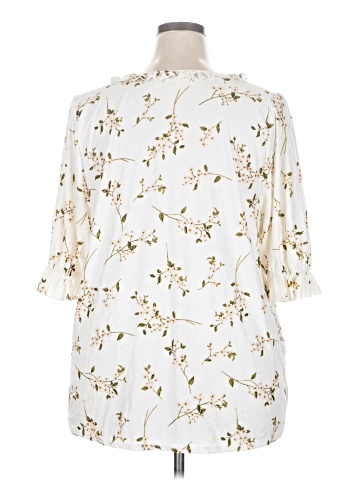 MELLODAY 3/4 Sleeve Blouse (view 2)