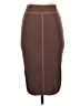 Intuitions Solid Brown Casual Skirt Size S - photo 1