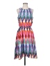 Athleta 100% Polyester Print Pink Cocktail Dress Size S - photo 1
