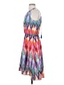 Athleta 100% Polyester Print Pink Cocktail Dress Size S - photo 5