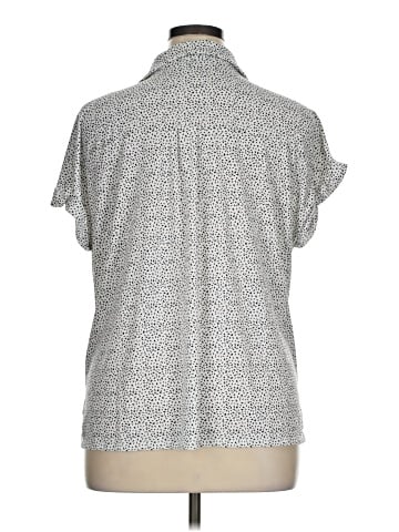 Adrianna Papell Short Sleeve Blouse (view 2)