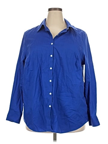 Lands' End Long Sleeve Button-Down Shirt (view 1)