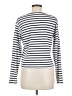 ATM 100% Cotton Stripes White Long Sleeve Top Size M - photo 2
