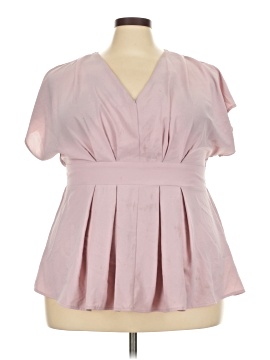 Shein Curve Short Sleeve Blouse