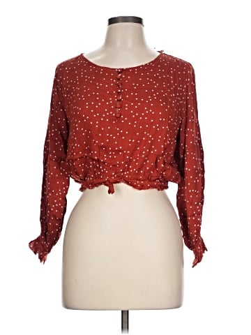 Olivaceous Long Sleeve Blouse (view 1)