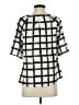 Crosby 100% Polyester Ivory Short Sleeve Blouse Size XS - photo 2