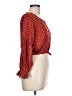 Olivaceous Red Long Sleeve Blouse Size L - photo 4