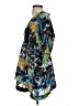 Johnny Was 100% Silk Blue 3/4 Sleeve Silk Top Size S - photo 5