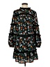 Crosby 100% Polyester Print Black Casual Dress Size XS - photo 1