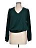 Nine Britton Green Long Sleeve Blouse Size L - photo 1