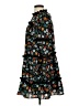 Crosby 100% Polyester Print Black Casual Dress Size XS - photo 5
