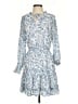Dokotoo 100% Polyester Paisley Blue Casual Dress Size S - photo 1