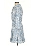 Dokotoo 100% Polyester Paisley Blue Casual Dress Size S - photo 5