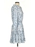 Dokotoo 100% Polyester Paisley Blue Casual Dress Size S - photo 4