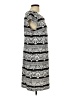 Karin Stevens Print Gray Casual Dress Size L - photo 4
