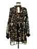 Topshop 100% Polyester Floral Multi Color Black Cocktail Dress Size 8 - photo 1