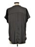 Old Navy 100% Polyester Gray Short Sleeve Blouse Size L - photo 2