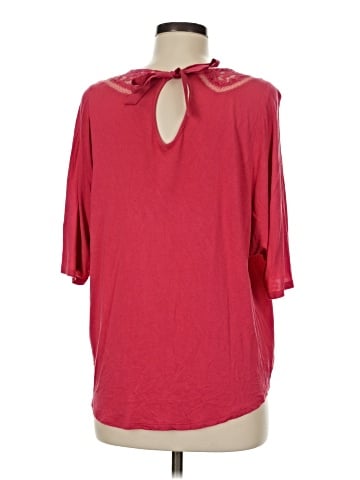 LC Lauren Conrad Short Sleeve Blouse (view 2)