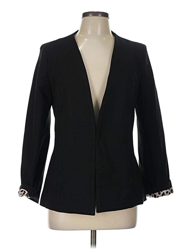 Pre-owned Krisa Blazer Jacket In Black