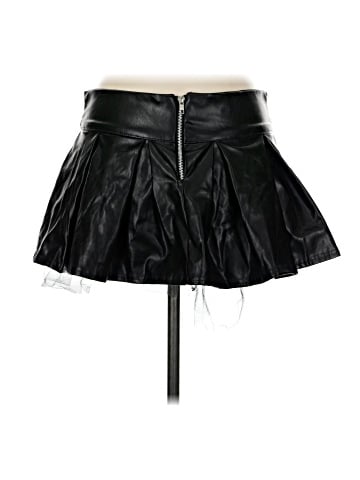 Body Rage Faux Leather Skirt (view 2)