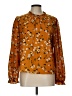 Unbranded Orange Yellow Long Sleeve Blouse Size L - photo 1