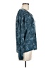 Garnet Hill Tropical Teal Silk Pullover Sweater Size M - photo 4