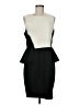 B. Smart Color Block Black Cocktail Dress Size 9 - 10 - photo 1