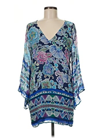 Lavender Brown 3/4 Sleeve Blouse (view 1)