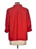 CeCe 100% Polyester Red 3/4 Sleeve Blouse Size L - photo 2